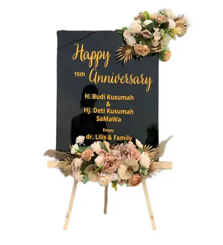 Papan Bunga Akrilik Glagahwero